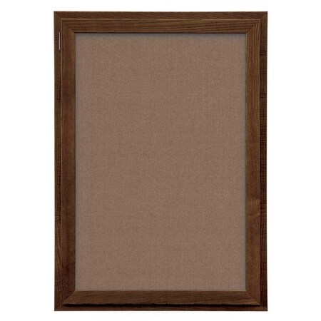 United Visual Products Outdoor Enclosed Combo Board, 72"x36", Black Frame/Black & Ultramarine UVCB7236ODB-BLACK-ULTMAR